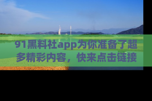 91黑料社app为你准备了超多精彩内容，快来点击链接一起探秘吧！