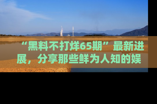 “黑料不打烊65期”最新进展，分享那些鲜为人知的娱乐八卦