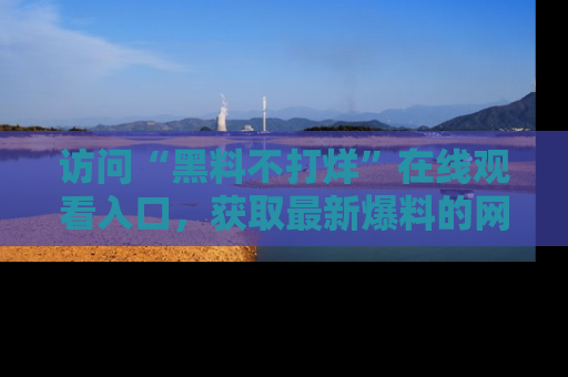 访问“黑料不打烊”在线观看入口，获取最新爆料的网址！