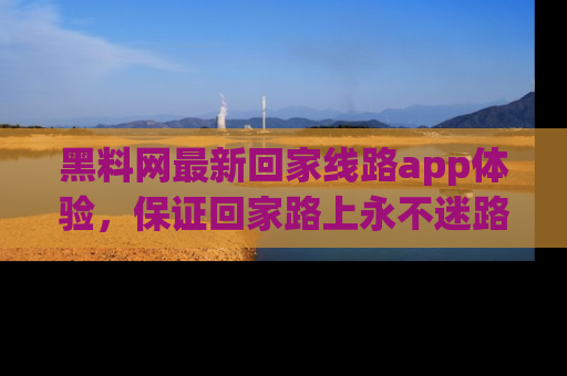 黑料网最新回家线路app体验，保证回家路上永不迷路顺畅