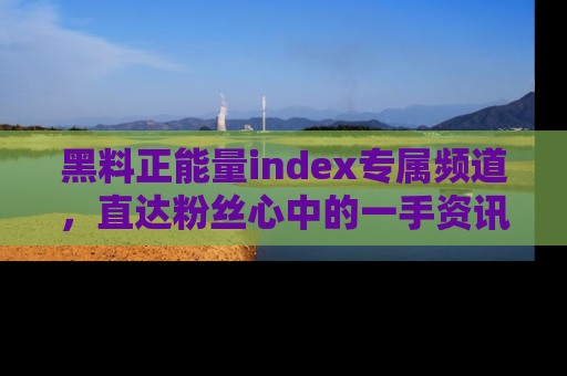 黑料正能量index专属频道，直达粉丝心中的一手资讯！